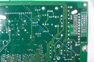 Back of 4000 Board Back of 4000 Board - optional jumper wire