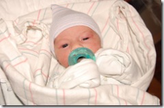 Ainsley with Pacifier
